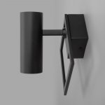 Настенный светодиодный светильник Eurosvet 20091/1 LED черный Turro