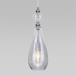 Подвесной светильник со стеклянным плафоном Eurosvet 50202/1 прозрачный Ilario