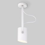 Настенный светильник с поворотным плафоном Eurosvet 20092/1 белый/сатин никель Italio