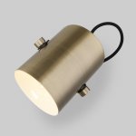 Настенный светильник с поворотным плафоном Eurosvet 20093/1 черный/античная бронза Italio