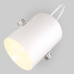 Настенный светильник с поворотным плафоном Eurosvet 20093/1 белый/сатин никель Italio