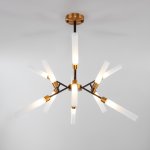 Потолочная люстра в стиле лофт Eurosvet 70120/12 черный Alvin