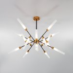 Потолочная люстра в стиле лофт Eurosvet 70120 черный Alvin