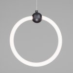 Подвесной светодиодный светильник кольцо Eurosvet 90166/1 черный Rim