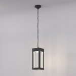 Уличный подвесной светодиодный светильник Frame LED IP54 1528 TECHNO LED серый Elektrostandard
