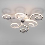 Потолочный светодиодный светильник с пультом управления Eurosvet 90149/3 белый/хром Friori