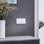 Выключатель одноклавишный с подсветкой (белый) W1210101 Werkel