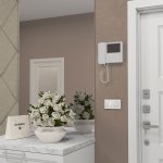 Выключатель двухклавишный проходной с подсветкой (белый) W1222101 Werkel