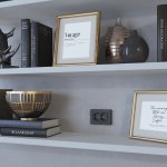 Розетка двойная с заземлением (черный) W1272008 Werkel