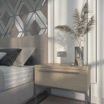 Розетка с заземлением (серебряный) W1271006 Werkel