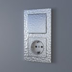 Клавиша для выключателя перекрестного (серебряный) W1219006 Werkel