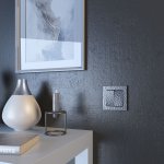 Выключатель двухклавишный проходной (серебряный) W1222006 Werkel