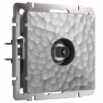 ТВ-розетка оконечная (серебряный) W1283006 Werkel