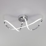 Потолочный светодиодный светильник с пультом управления Eurosvet 90112/1 хром Fold