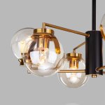 Потолочная люстра в стиле лофт Eurosvet 70118/6 черный Creek