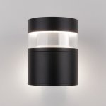 Уличный настенный светодиодный светильник IP54 1530 TECHNO LED  черный Elektrostandard