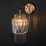 Бра с хрусталём 10119/1 золото/прозрачный хрусталь Eurosvet