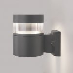 Уличный настенный светодиодный светильник IP54 1530 TECHNO LED серый Elektrostandard