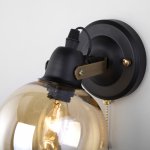 Бра в стиле лофт Eurosvet 70119/1 черный Mateo