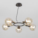 Подвесная люстра в стиле лофт Eurosvet 70119/5 черный Mateo