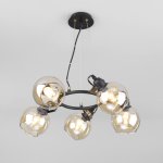 Подвесная люстра в стиле лофт Eurosvet 70119/5 черный Mateo