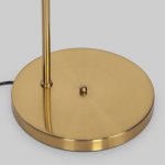 Торшер со стеклянными плафонами Eurosvet 01085/2 латунь Tandem