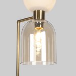 Торшер со стеклянными плафонами Eurosvet 01085/2 латунь Tandem