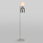 Торшер со стеклянными плафонами Eurosvet 01085/2 никель Tandem