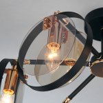 Потолочный светильник в стиле лофт Eurosvet Gallo 70121/6 черный