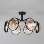 Потолочный светильник в стиле лофт Eurosvet Gallo 70121/6 черный