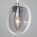 Подвесной светильник со стеклянным плафоном Eurosvet Gallo 50121/1 белый