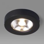 Накладной точечный светодиодный светильник черный DLS030 Elektrostandard