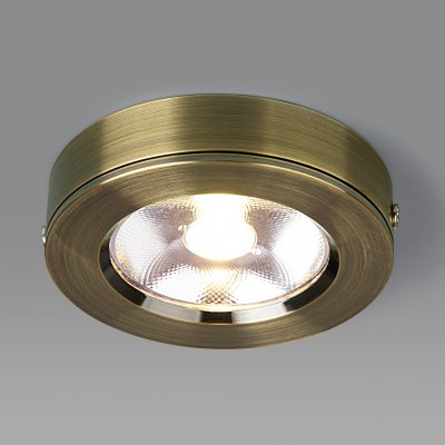 

Накладной точечный светодиодный светильник бронза DLS030 Elektrostandard, DLS030 10W 4200K бронза