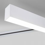Трековый светодиодный светильник для однофазного шинопровода X-Line 20W 4200K белый матовый X-Line белый матовый 20W 4200K (LTB54) однофазный Elektrostandard