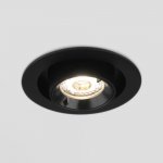Встраиваемый точечный светодиодный светильник 9917 LED 10W 4200K черный матовый Elektrostandard