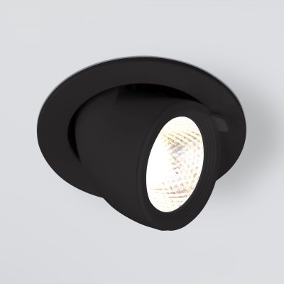 

Встраиваемый точечный светодиодный светильник 9918 LED 9W 4200K черный Elektrostandard, 9918 LED