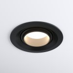 Встраиваемый светодиодный светильник с регулировкой угла освещения 9919 LED 10W 4200K черный Elektrostandard