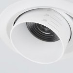 Встраиваемый светодиодный светильник с регулировкой угла освещения 9920 LED 15W 4200K белый Elektrostandard