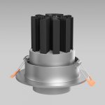 Встраиваемый светодиодный светильник с регулировкой угла освещения 9920 LED 15W 4200K серебро Elektrostandard