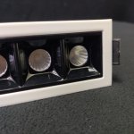 Встраиваемый точечный светодиодный светильник 9922 LED 20W 4200K белый/черный Elektrostandard