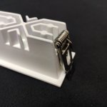 Встраиваемый точечный светодиодный светильник 9922 LED 20W 4200K белый/черный Elektrostandard