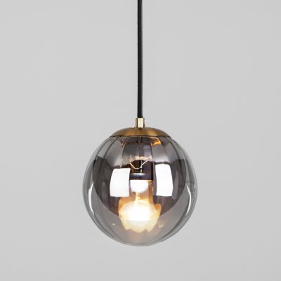 

Подвесной светильник со стеклянным плафоном Eurosvet 50207/1 дымчатый Juno, 50207/1 дымчатый