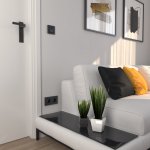 Рамка на 1 пост (черный) W0012408 Werkel