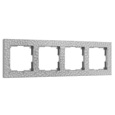 

Рамка на 4 поста (серебряный) W0042406 Werkel, W0042406