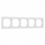 Рамка на 5 постов (белый) W0052401 Werkel