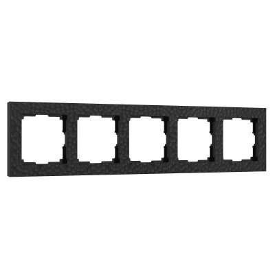 

Рамка на 5 постов (черный) W0052408 Werkel, W0052408