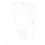 Светодиодная лампа Classic LED D 20W 4200K E27 А65 BLE2743 Elektrostandard
