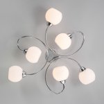 Потолочный светильник Eurosvet 30136/6 хром Tulia