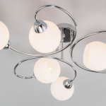 Потолочный светильник Eurosvet 30136/6 хром Tulia