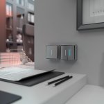 Выключатель одноклавишный с подсветкой Gallant (серебряный) W5010106 Werkel